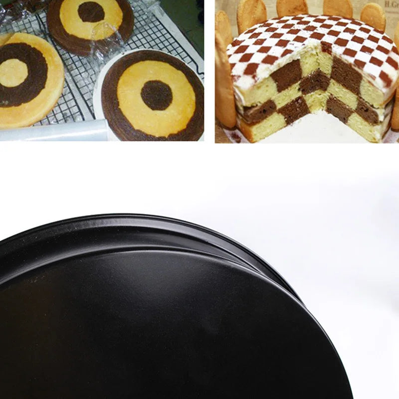 New Checkerboard Cake Mold 3pcs