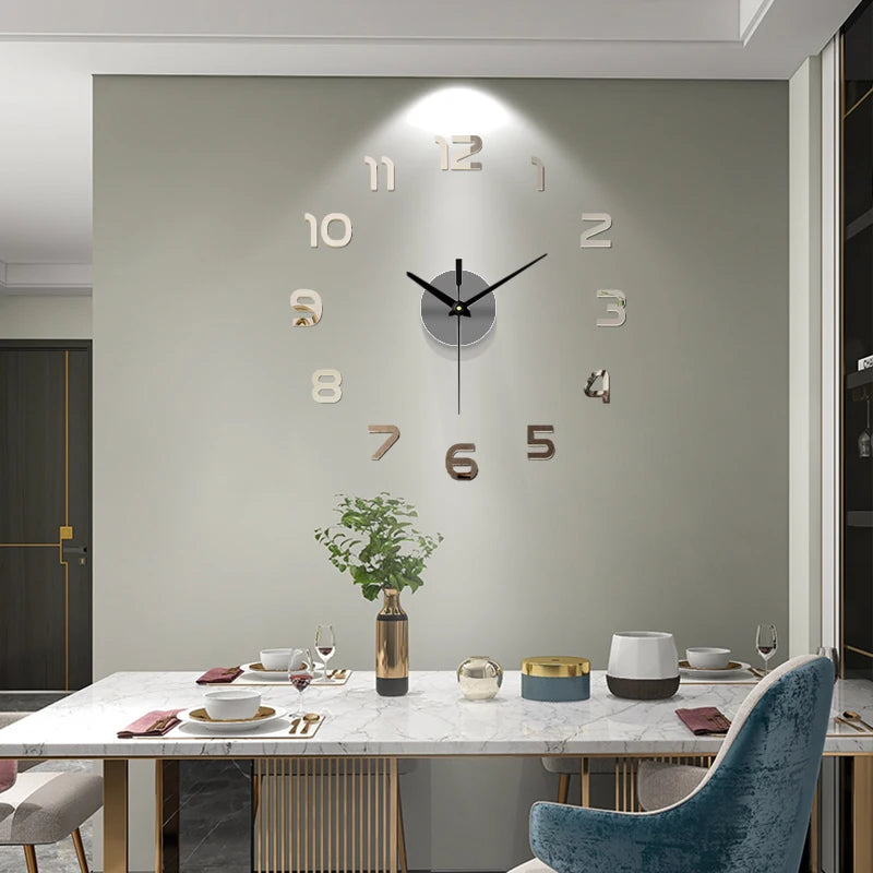 Studio Live Large Wall Clock Quartz 3D